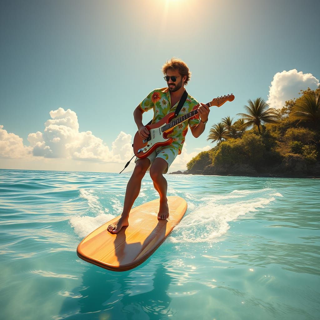 Dreamy Surf Rocker in 1960s California Style