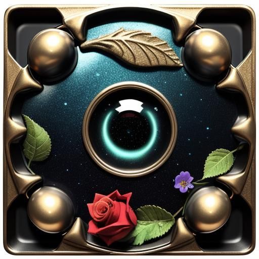 Abstract Nautilus Curves in Maximalist CGI Style