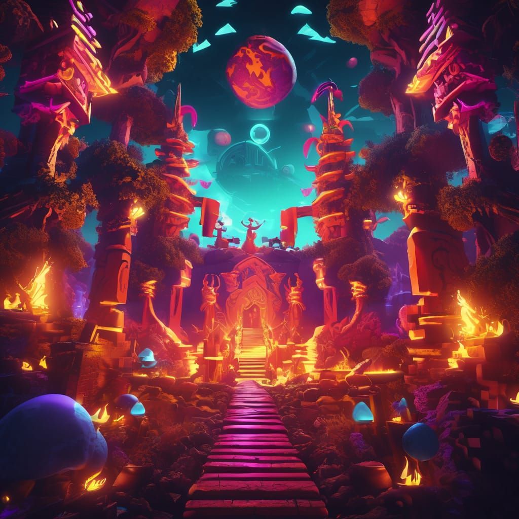 Roblox Mini Game Background Concept Art