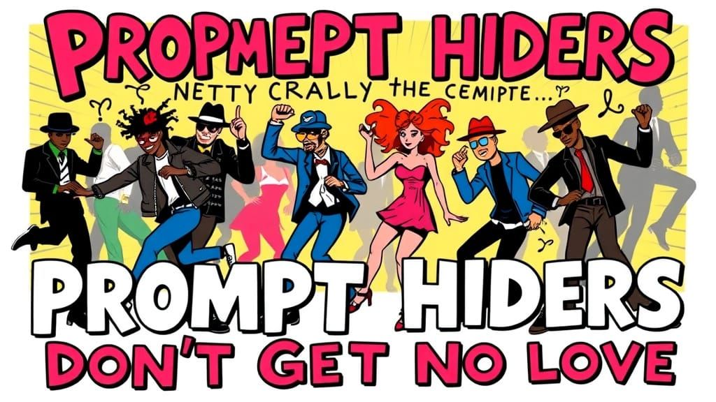 Pop Art Dancers with Bold Typography