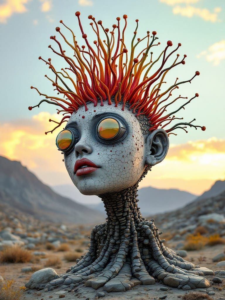 Faceplanters Gloriously Enquiffed With Spiky Hair by Dr Seus...