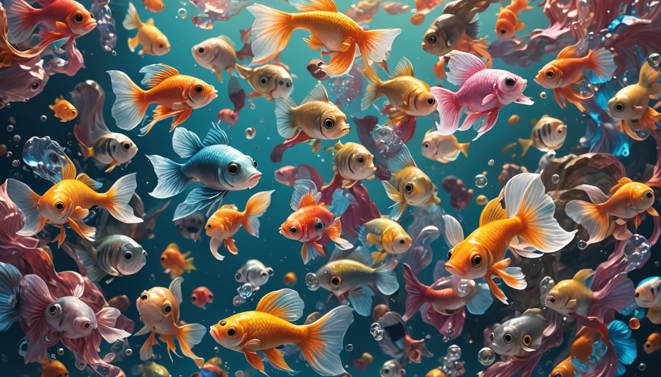 Ghibli Guppies and Betta Fish Competition