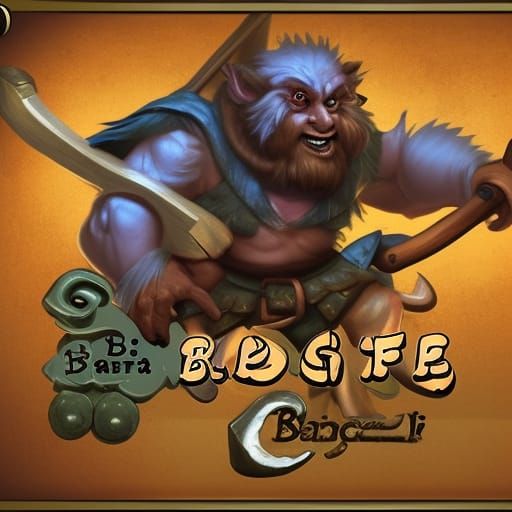 Bugbear Bard Performing in Fantasy Tavern