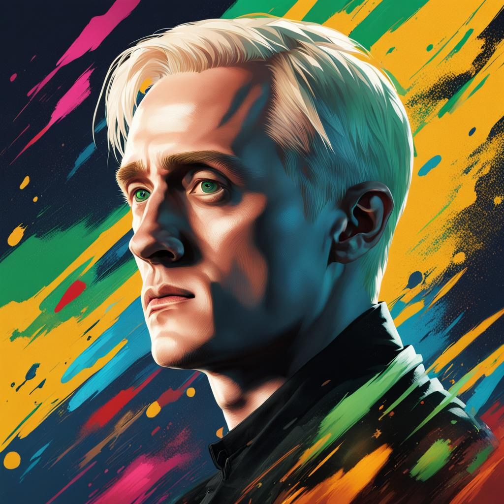 Hyperrealistic Portrait of Draco Malfoy