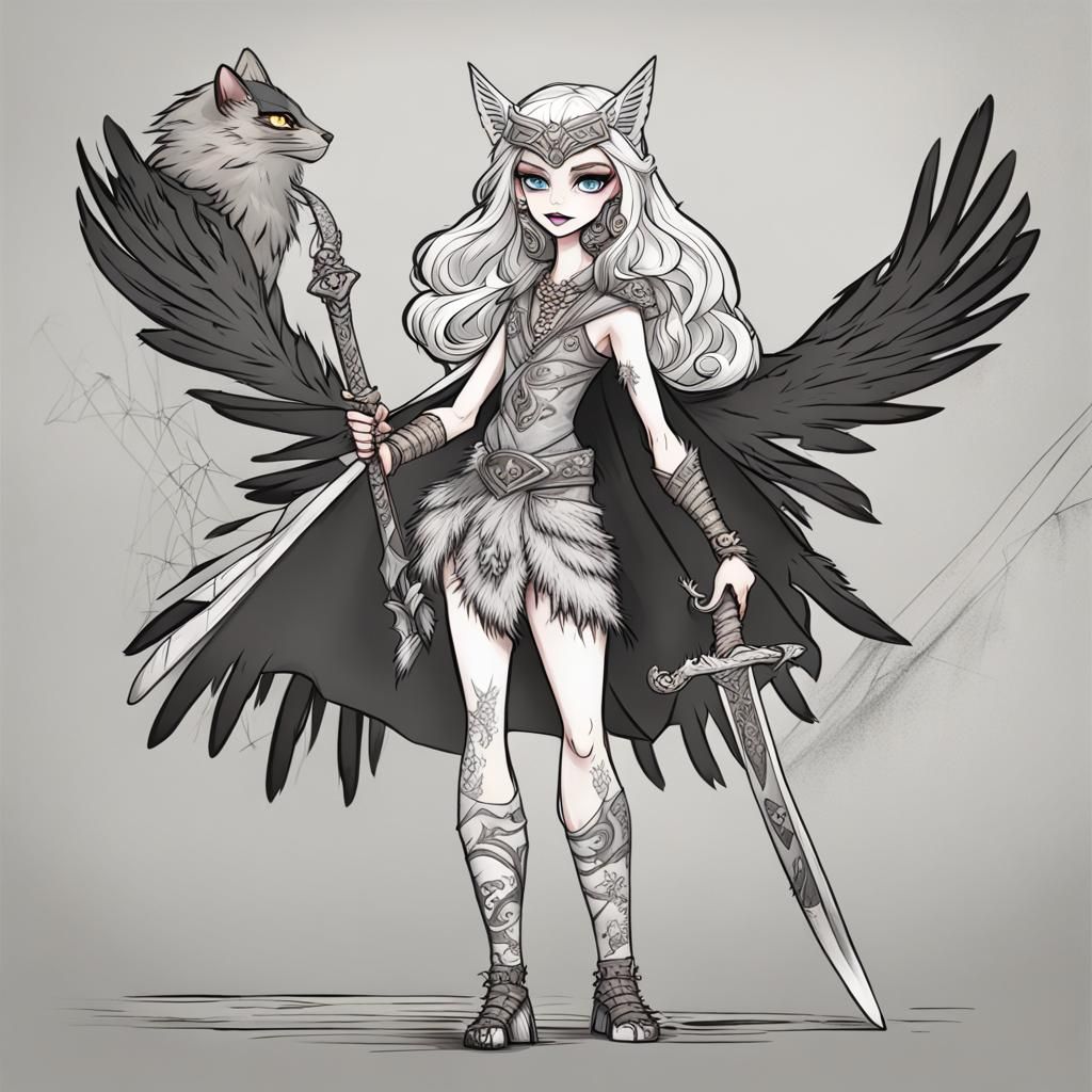 Goddess Freya as Monster High Doll