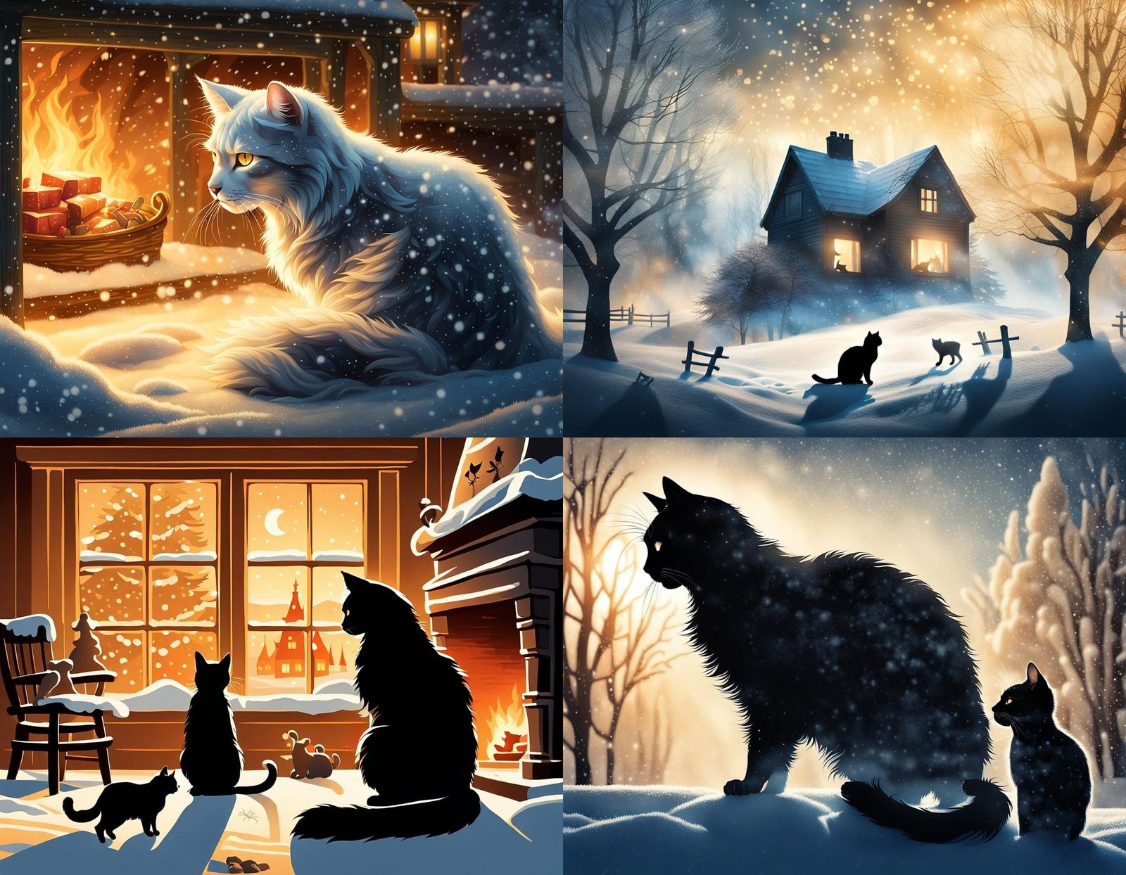 Cat Finds Warmth in Loving Family Home