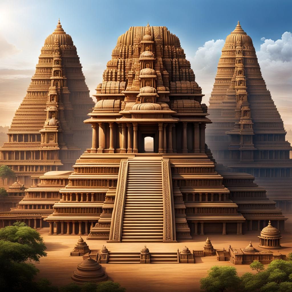 Hyperrealistic Anime Art: Indus Valley Meets South Indian Te...