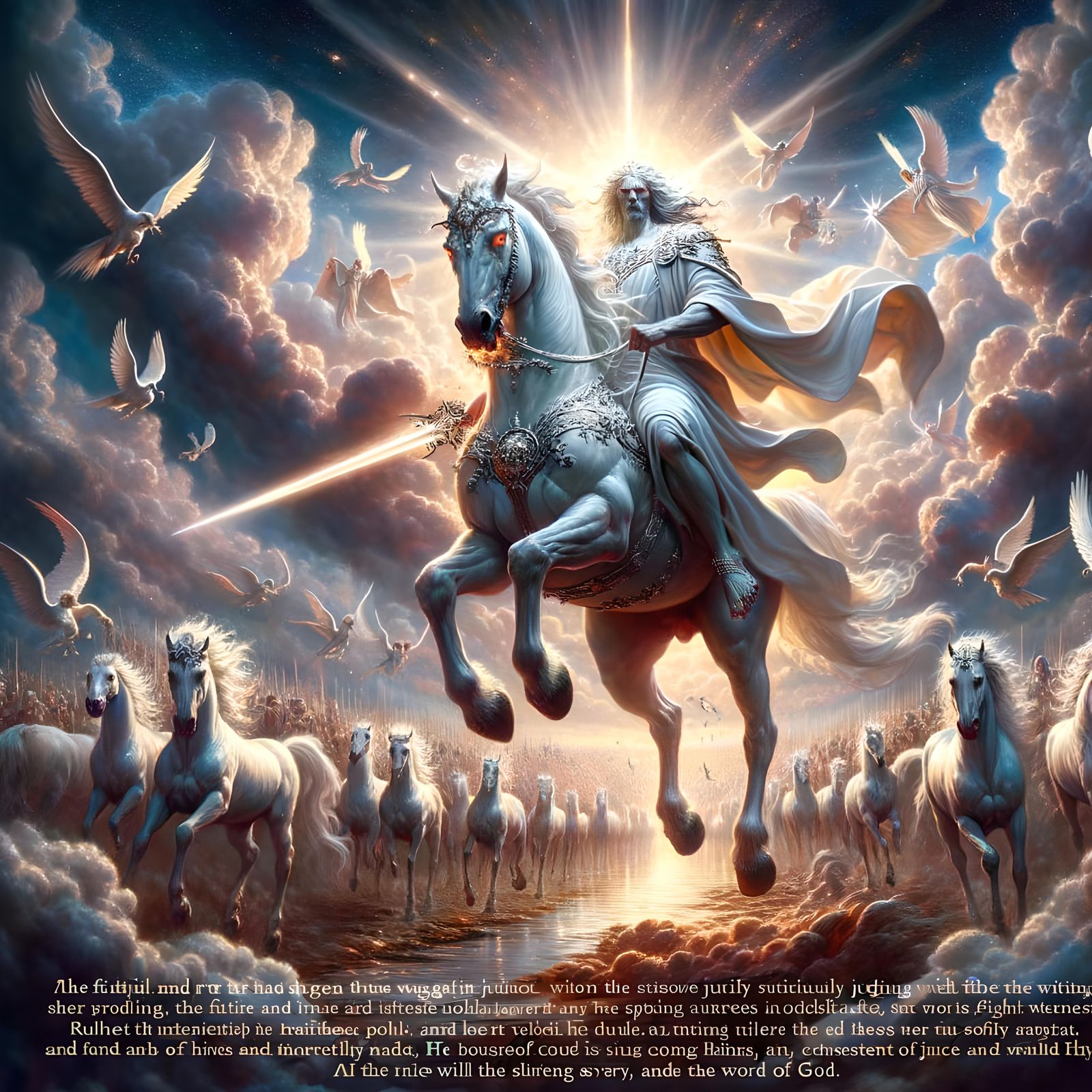 The Faithful and True Rider Emerges from Heaven