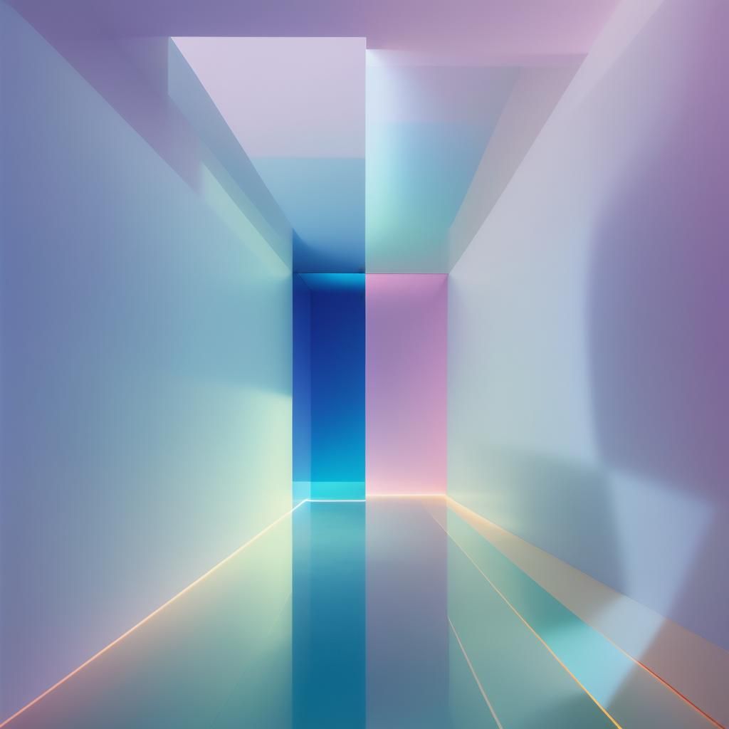 Light and Space Movement in Pastel Colors