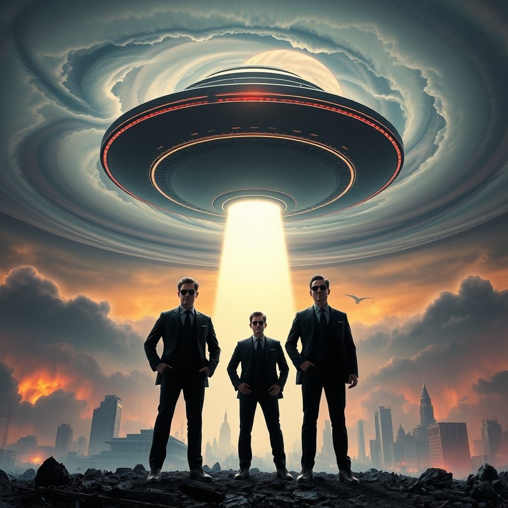 Men in Black Stand Tall Against the Second Coming