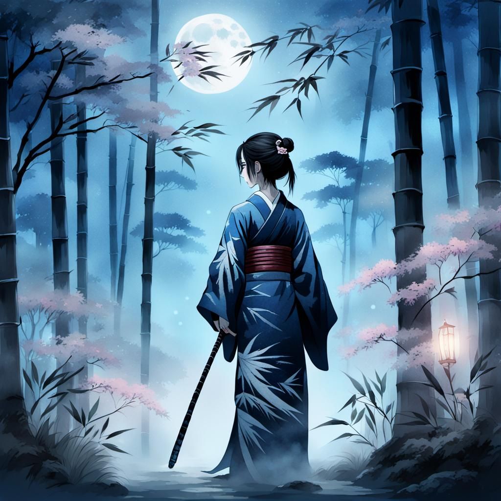 The Shinigami’s Serenade in the Bamboo Grove