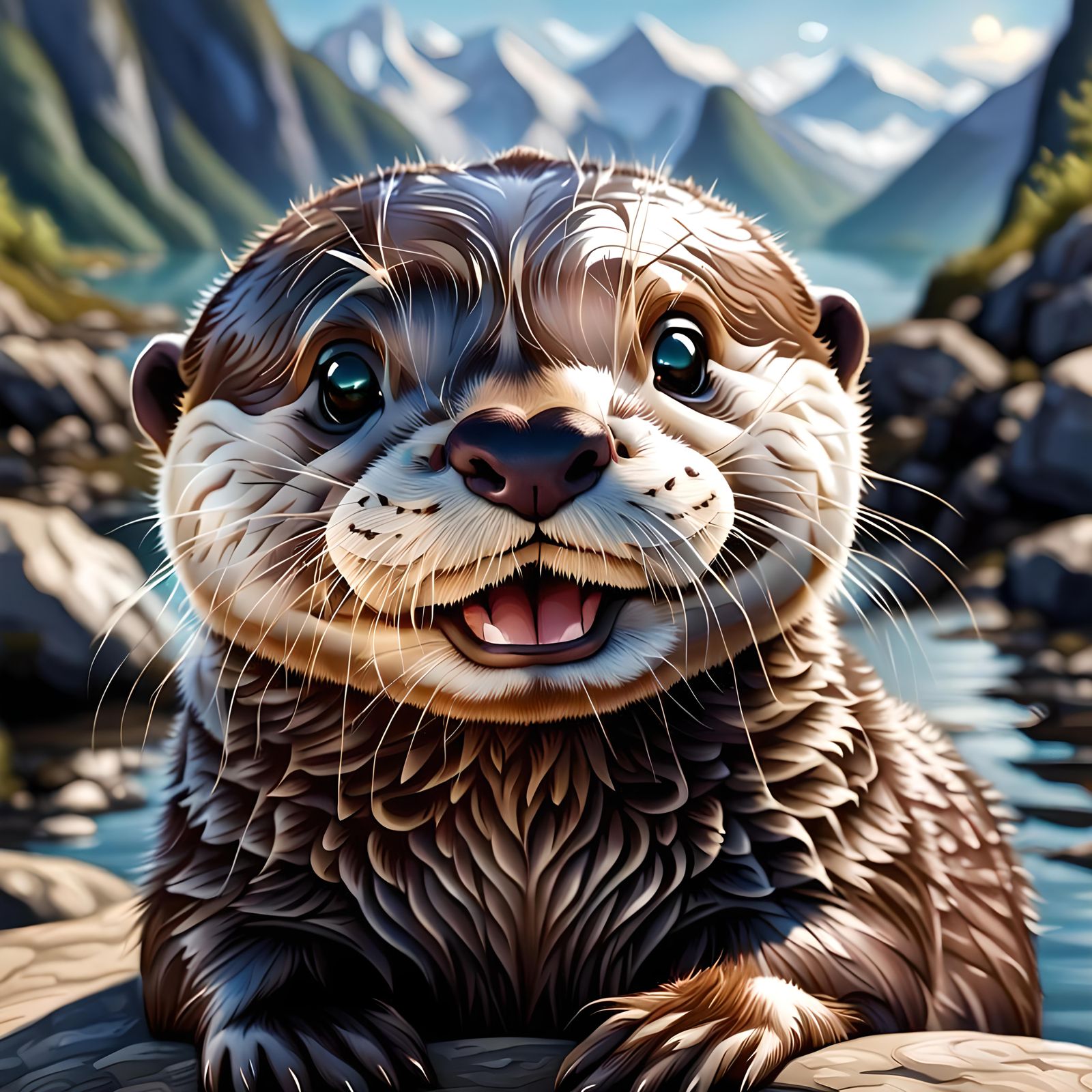 Otter Portrait