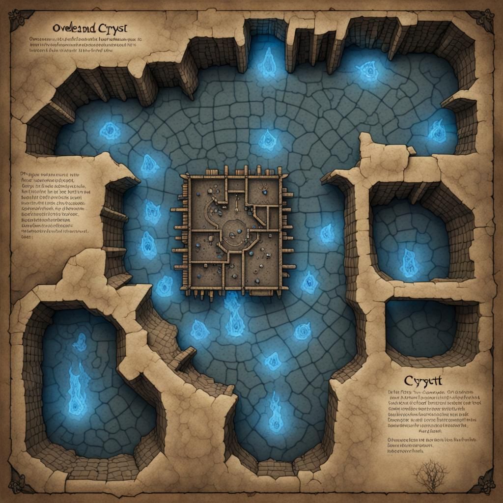 Bone Crypt Map: 3D Lair of the Soulbinders