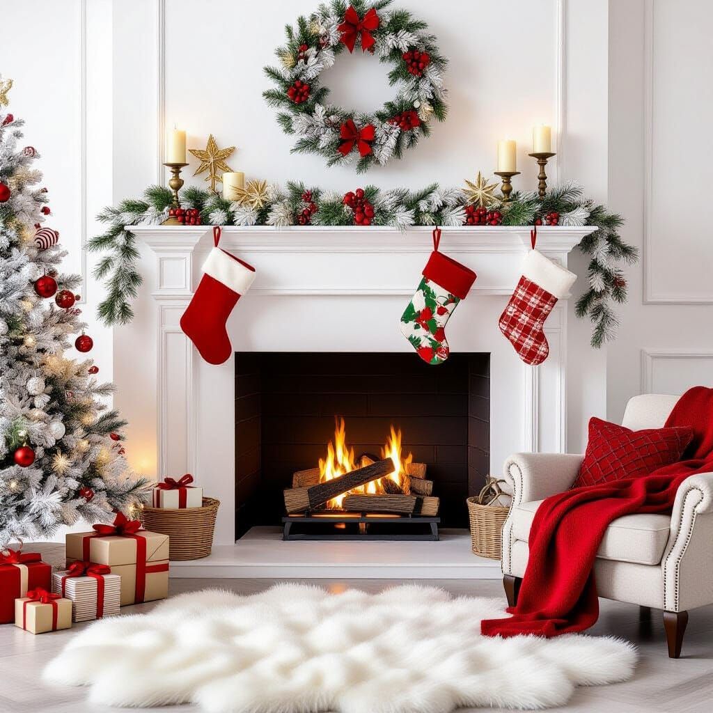 Festive AI Art: Christmas Scene