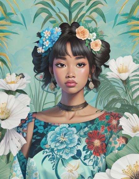 Exotic Floral Giantesses: A Vision of Beauty