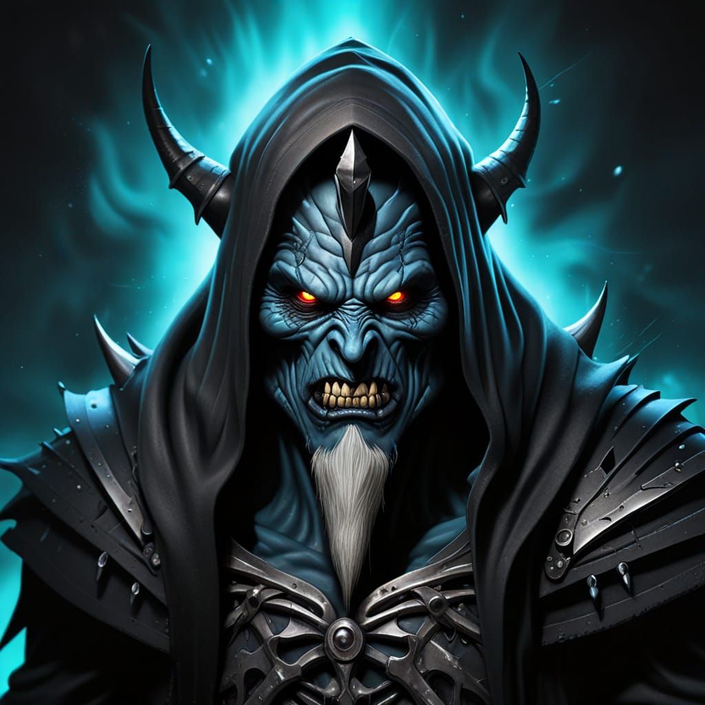 Grimdark Image in Airbrush Art Style