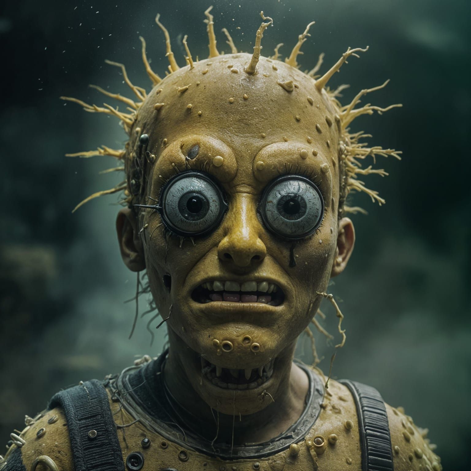 Terrifying Live-Action SpongeBob Zoom, Cinematic Film Still