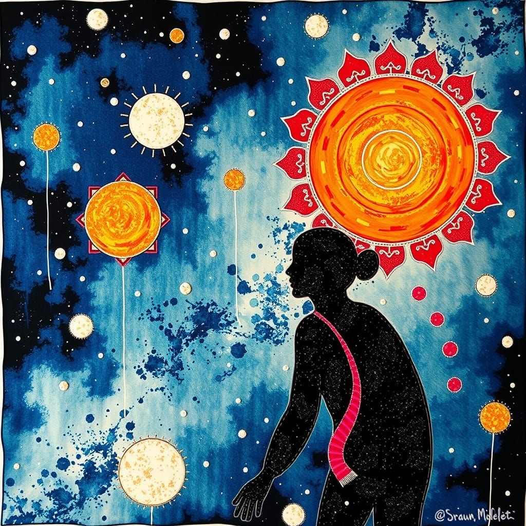 Physicist in Space: Alcohol Ink Glittercore