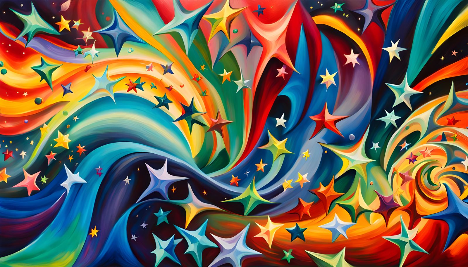 Iridescent Stars Form in Magnetic Wave Energy