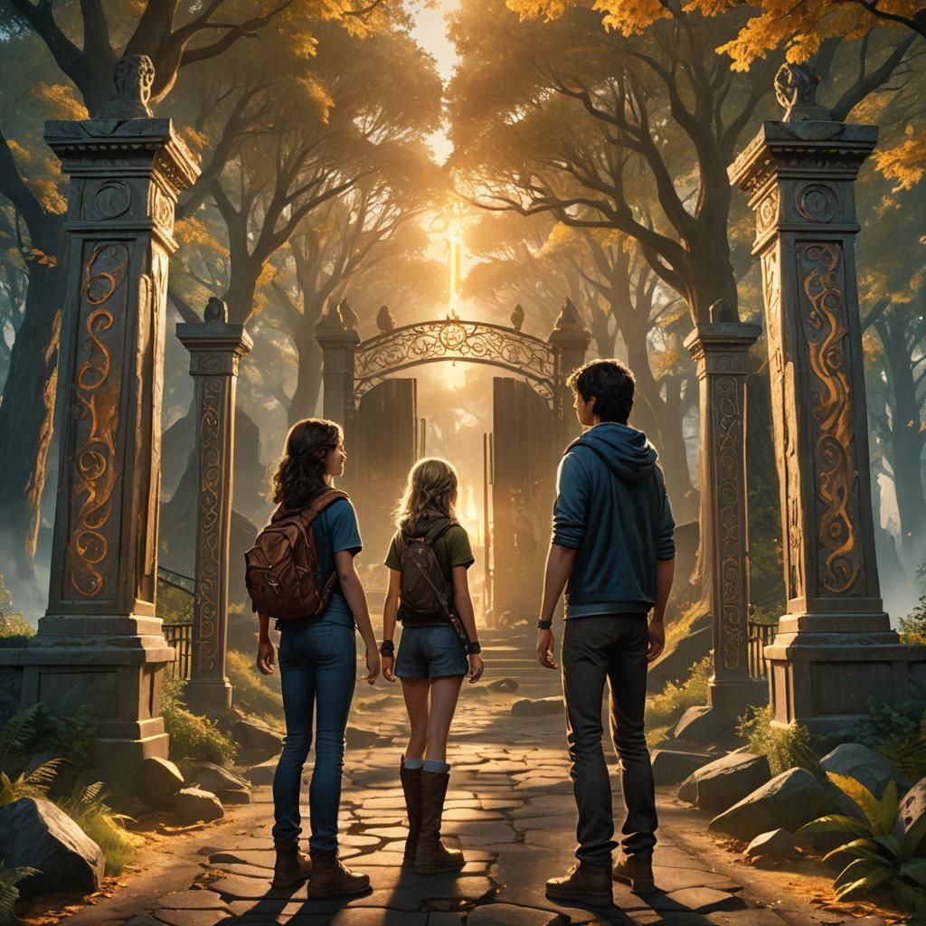 Percy Jackson and Annabeth Chase: Fantasy Concept Art