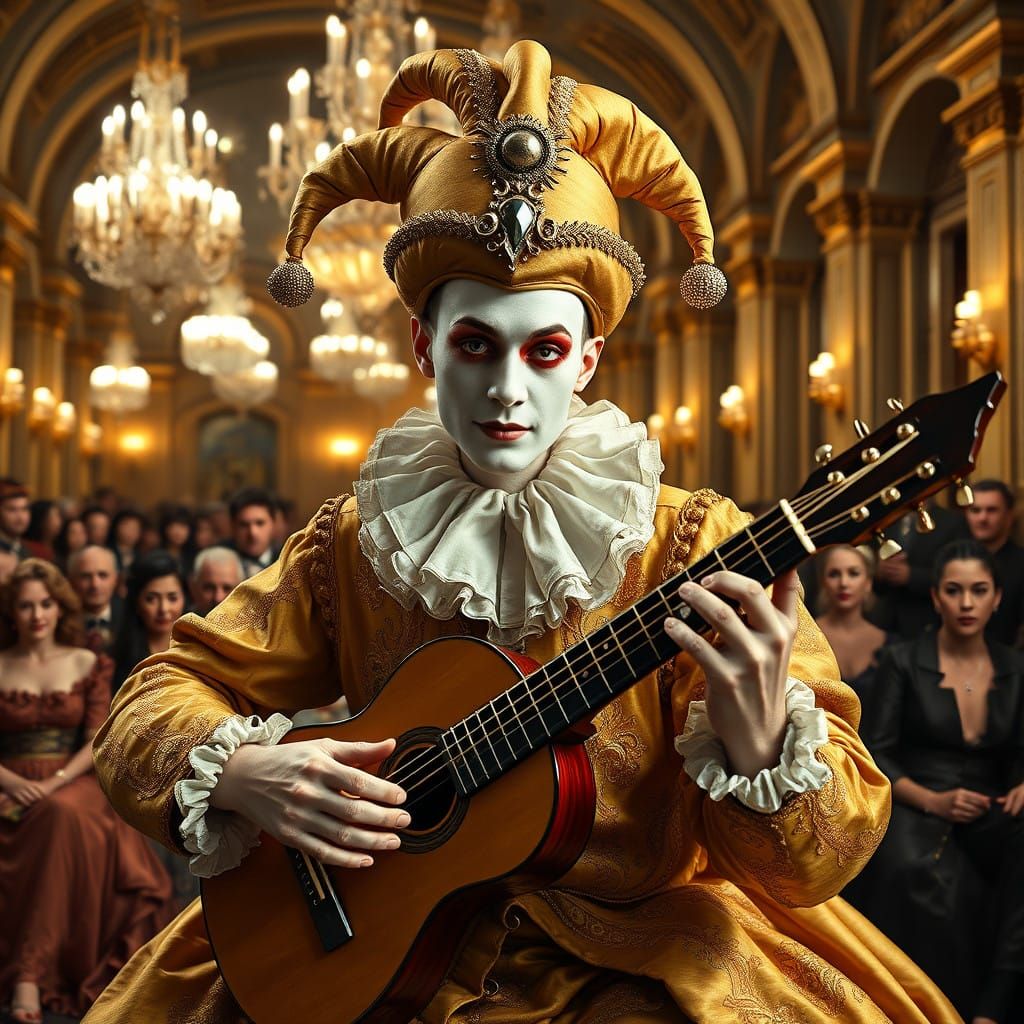Regal Renaissance Jester in Grand Ballroom