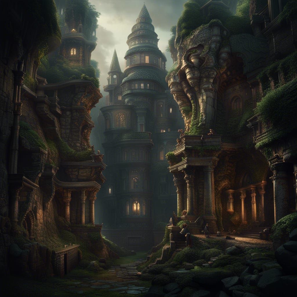 Epic Digital Painting of Lamia