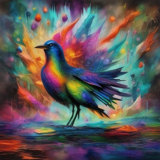 Ancient Candle Flickers in Dimly Lit Cavern