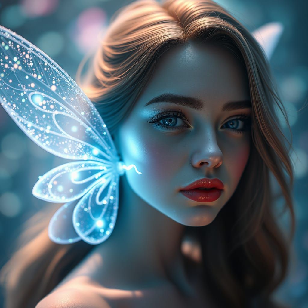 Ethereal Fairy in a Mystical Aura