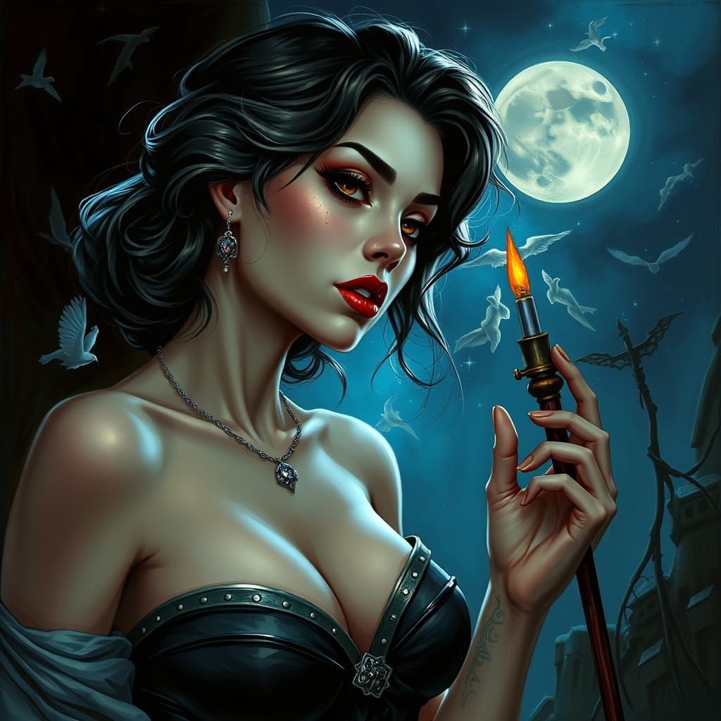 Ethereal Beauty in Dark Fantasy