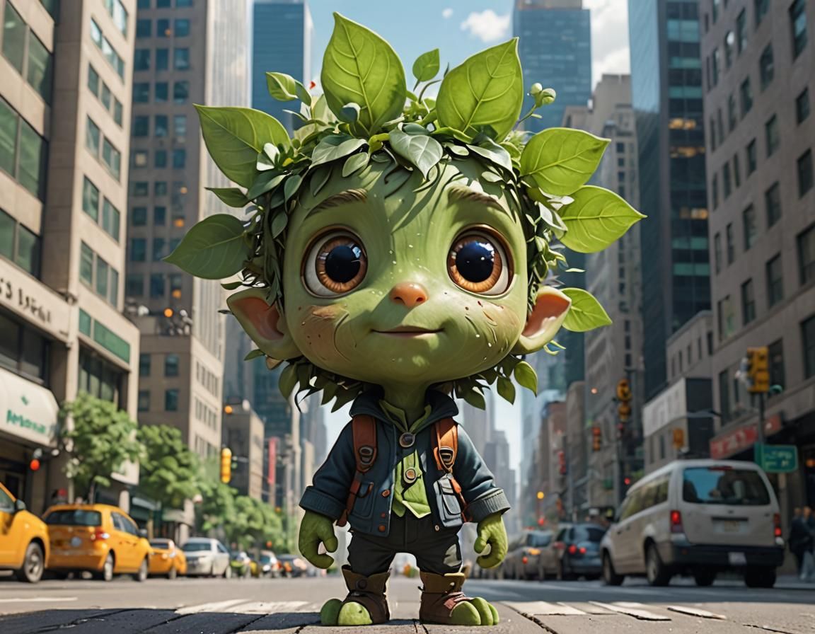Whimsical City Sprout Lad