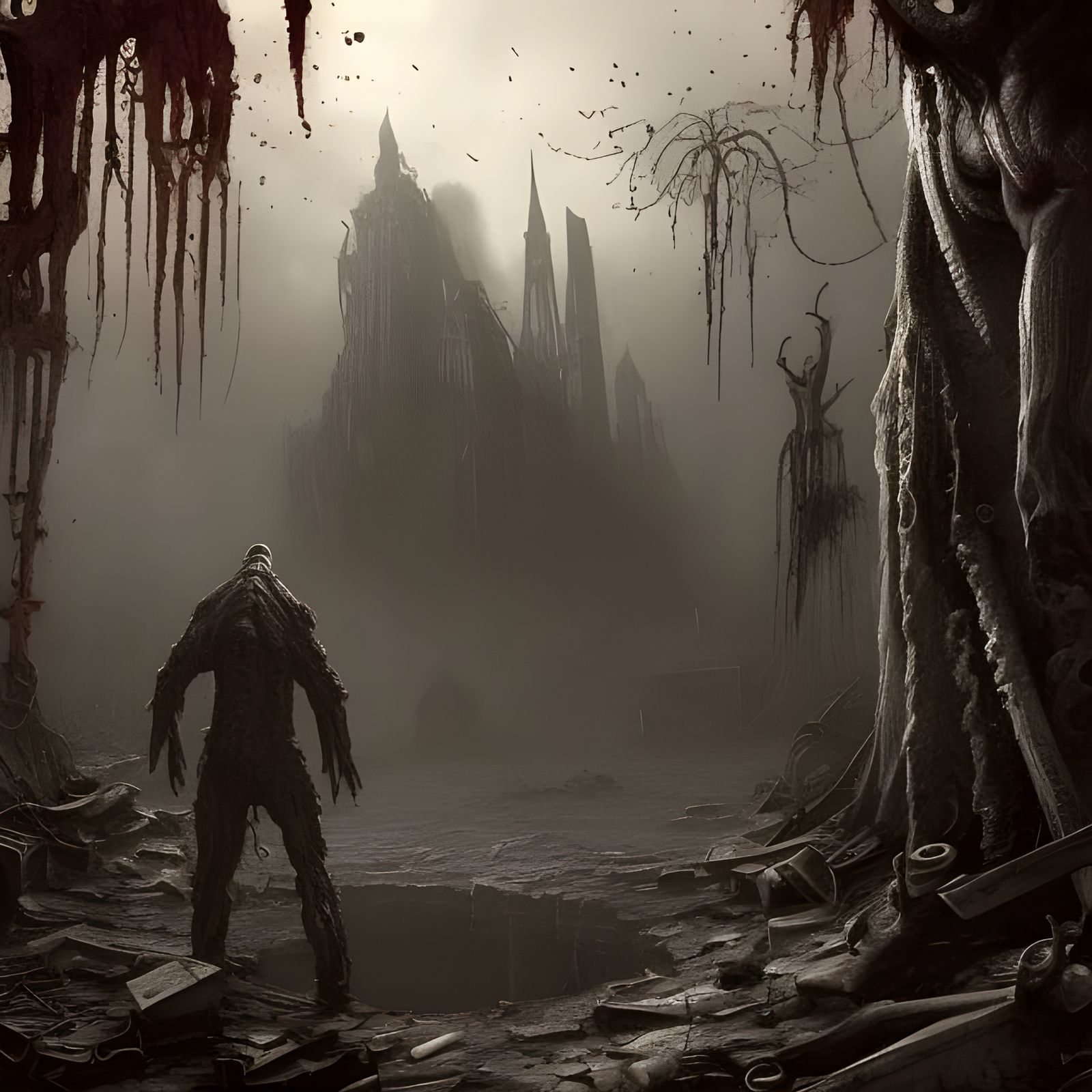 Lovecraftian Abomination Destroys Post-Apocalyptic World