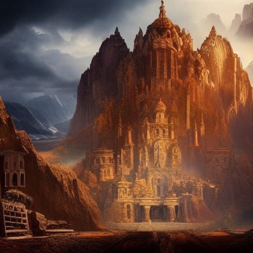 Epic Cinematic Adventure in Digital Matte Painting
