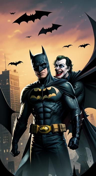 Batman Confronts the Joker