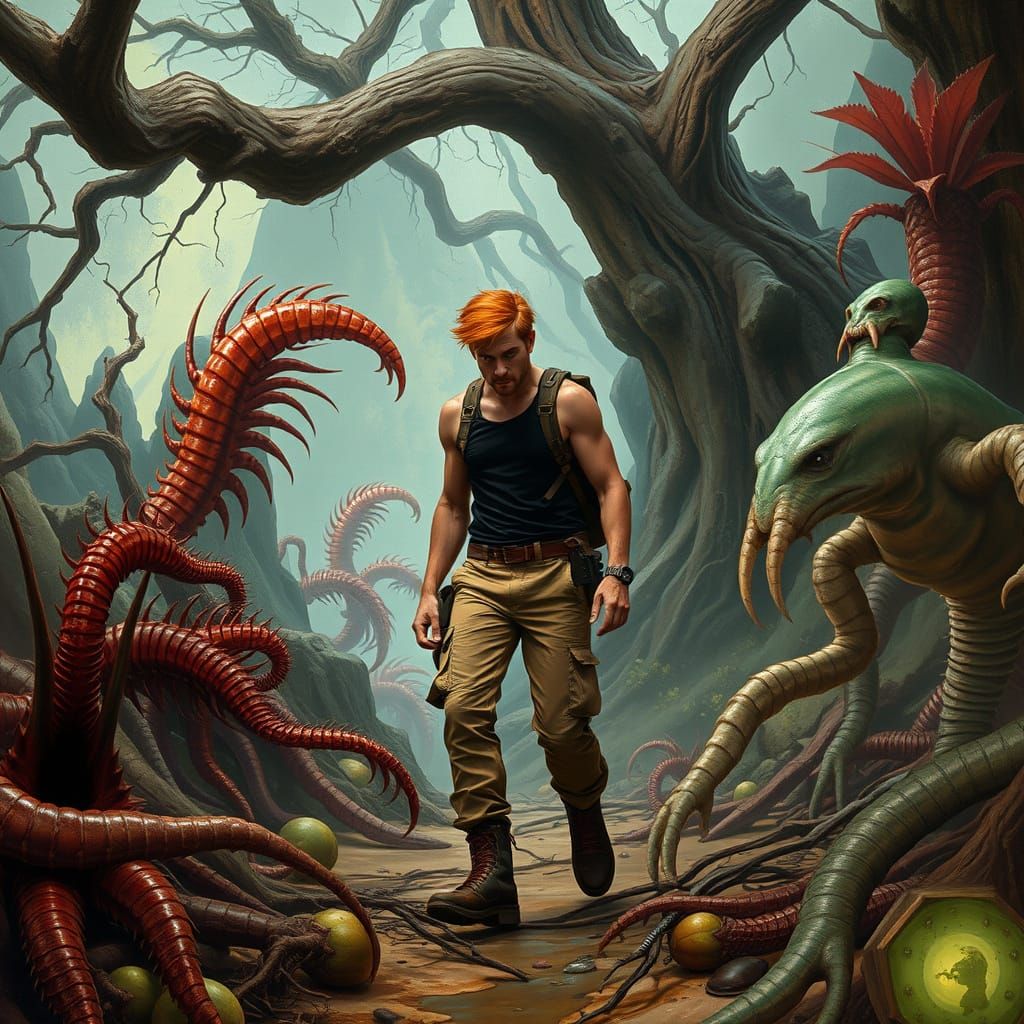 Exploring this alien world