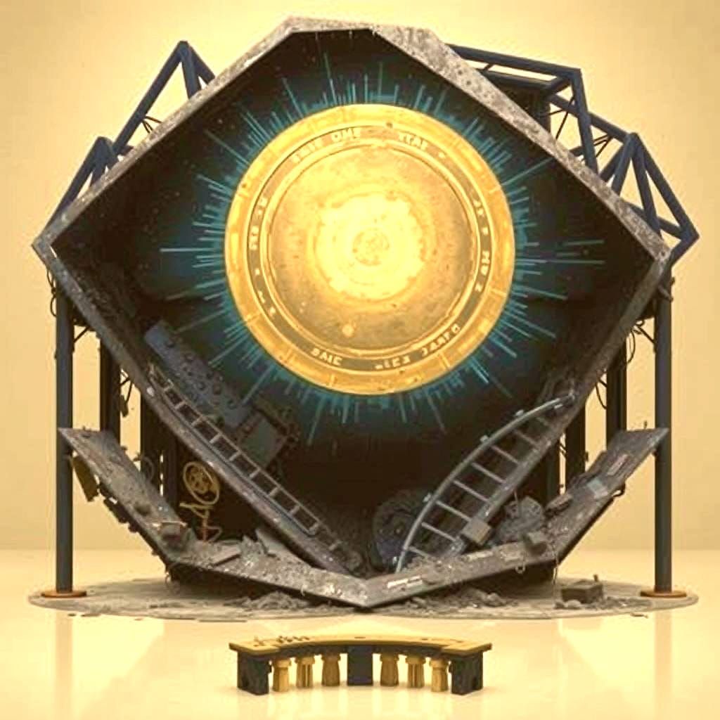 Gritty Vintage Machines in 3D Diorama