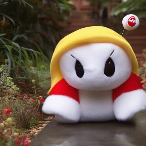 An unknown character from Kirby as a Plush Toy