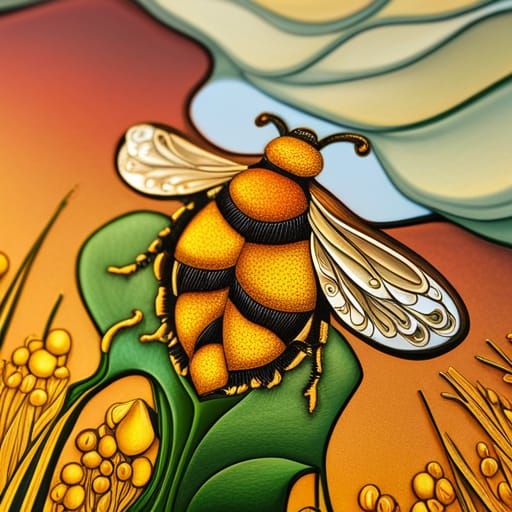 Buzzy the World Cartoon Bee