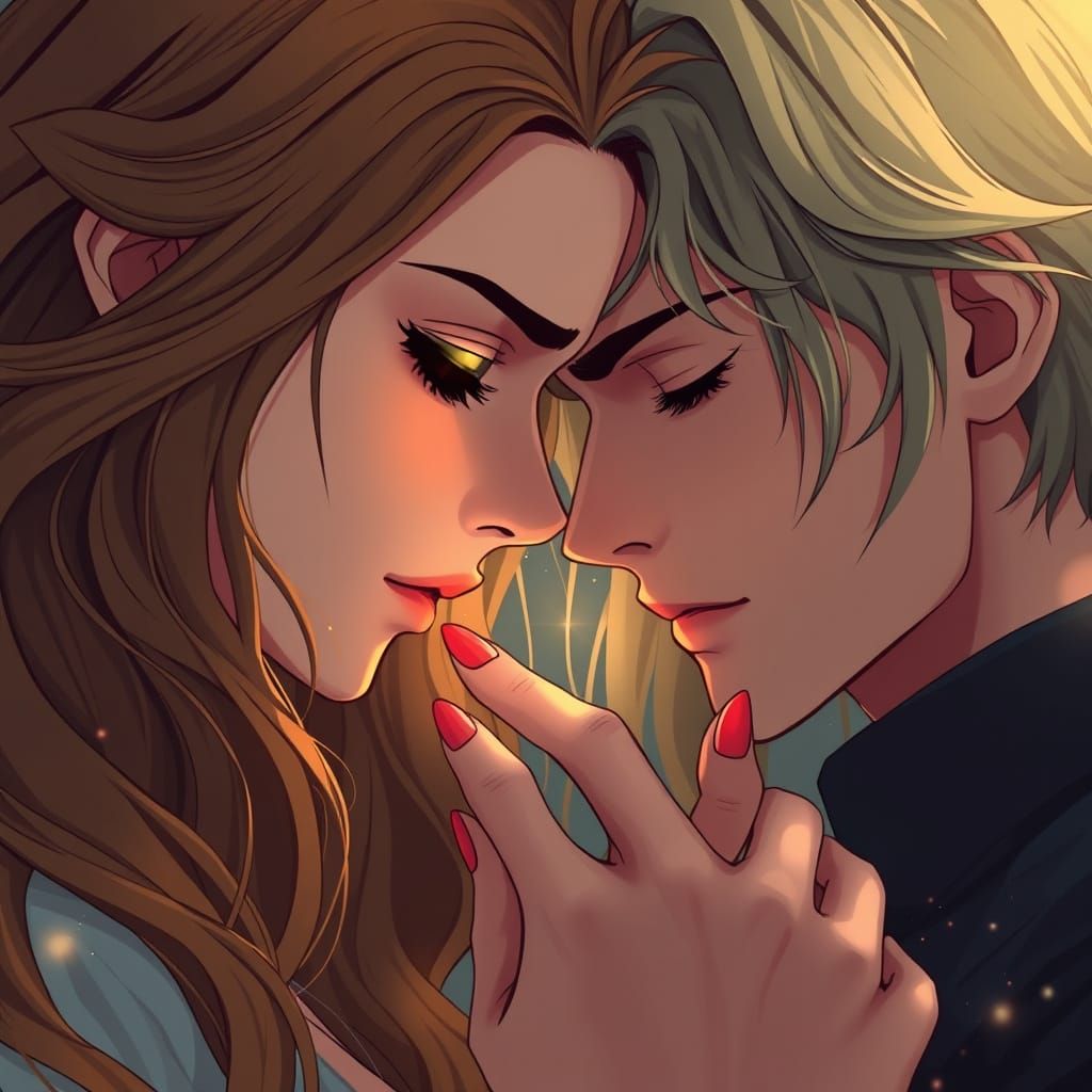 Romantic Manga Portrait of Soul Connection