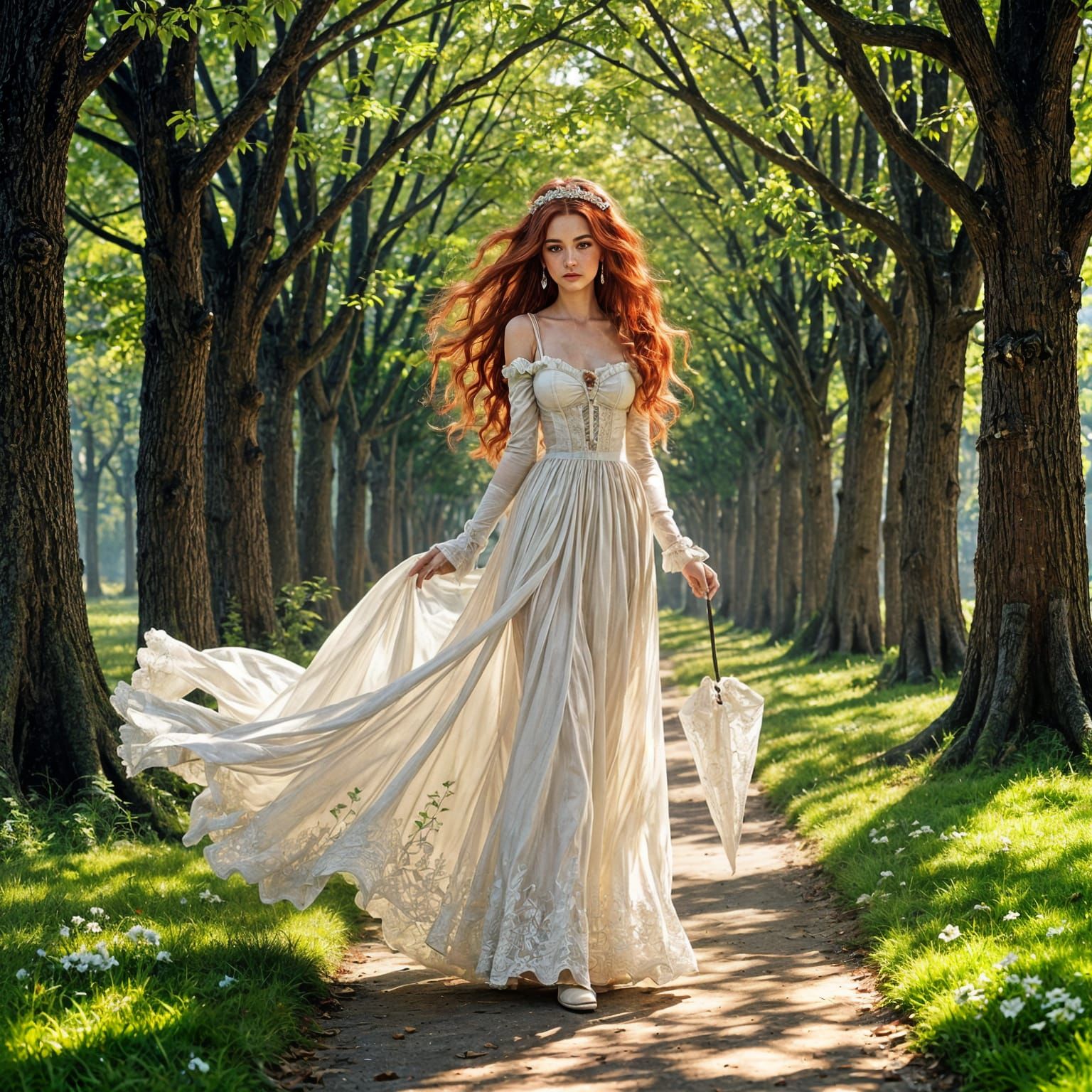 Ethereal Princess in Muted Colors