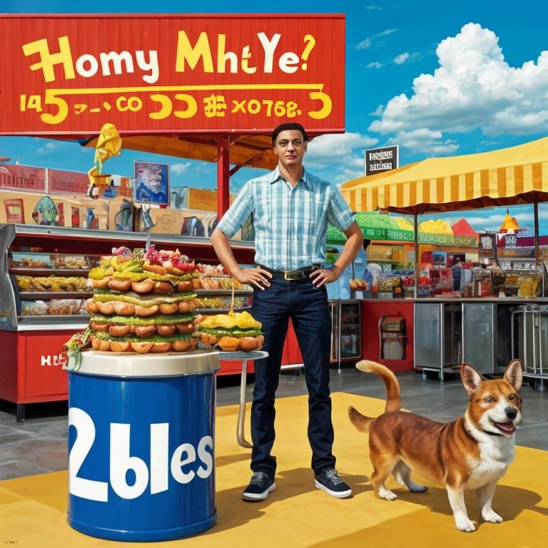 AI Interpretation of 'Hot Diggity Dog'