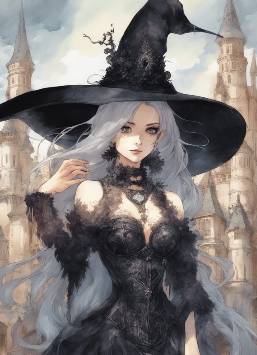 Gothic Witches with Bioluminescent Lighting