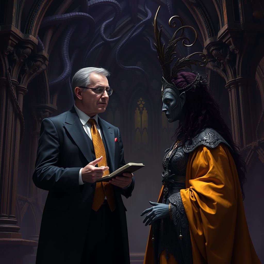 Politician Meets Honesty in Gothic Architecture