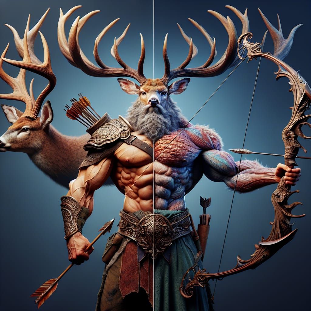 Buckchallenger a humanoid deer racer