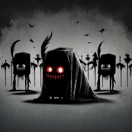 AI Generated Nightmare Dreamscape