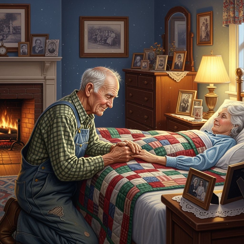 Heartfelt Farmhouse Scene in Realist Style