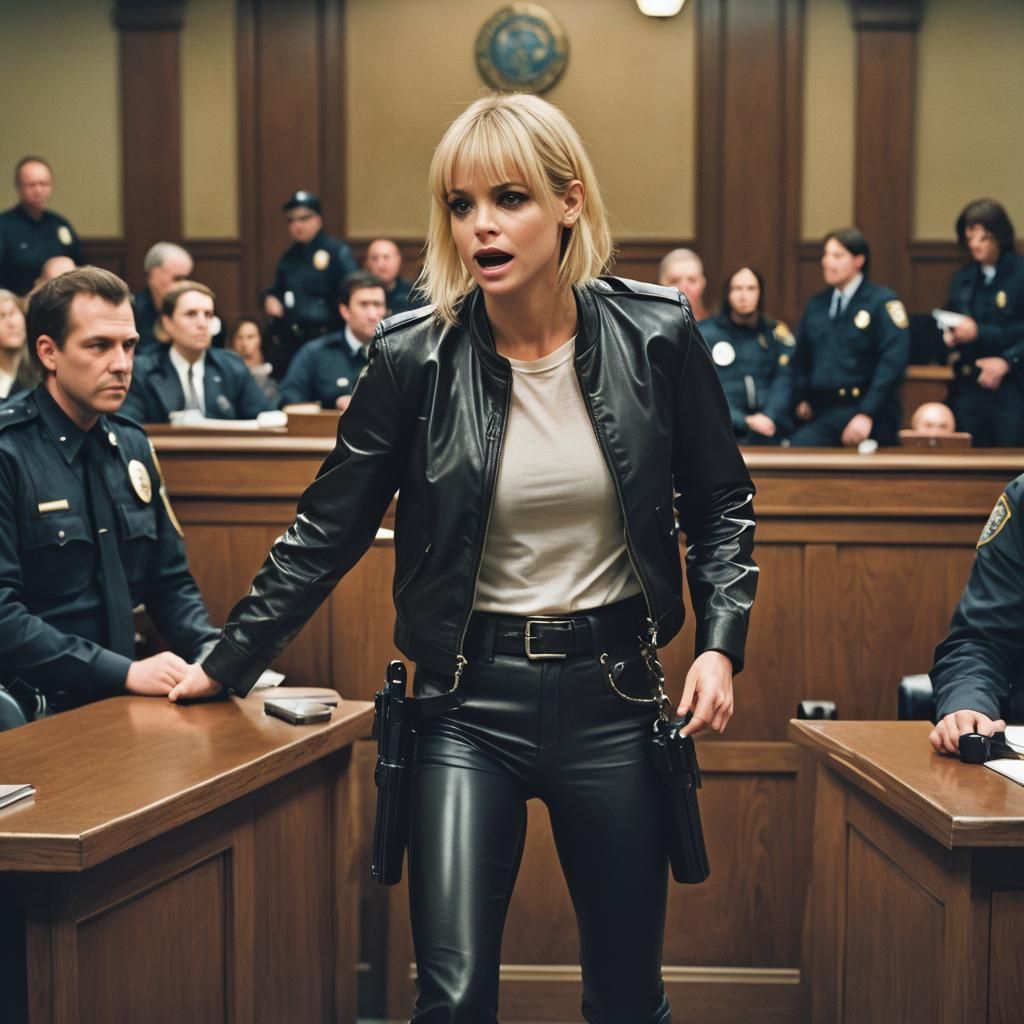 Anna Faris Arrested in Courtroom Film Still