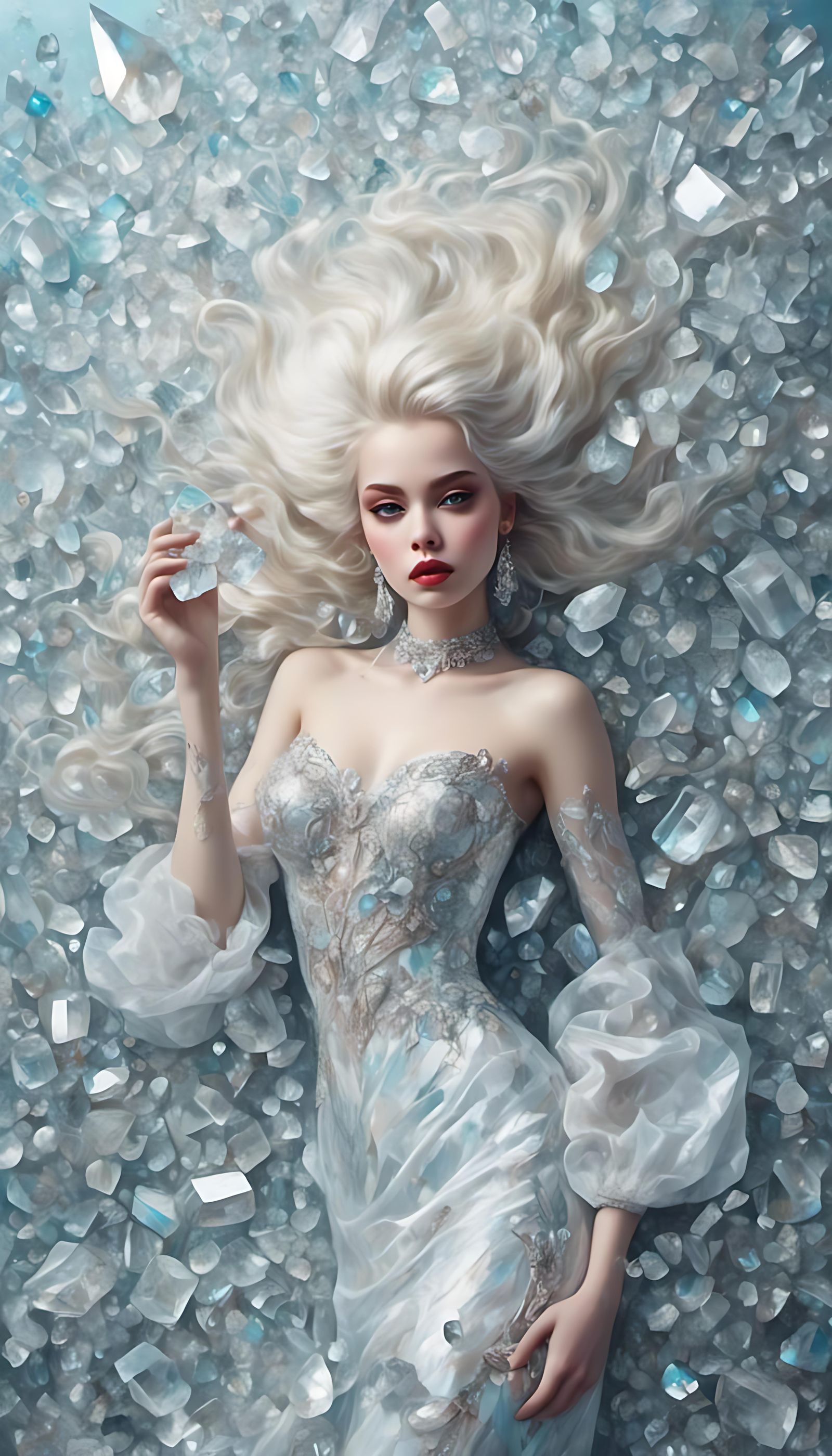 Nacreous Sunshine: A Vision of Luminous Beauty