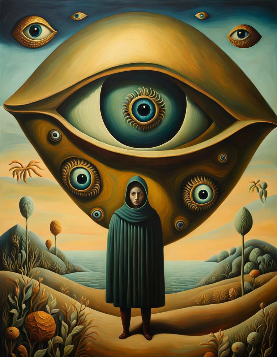 Surreal Americana Monster Revealed as Oil Painting