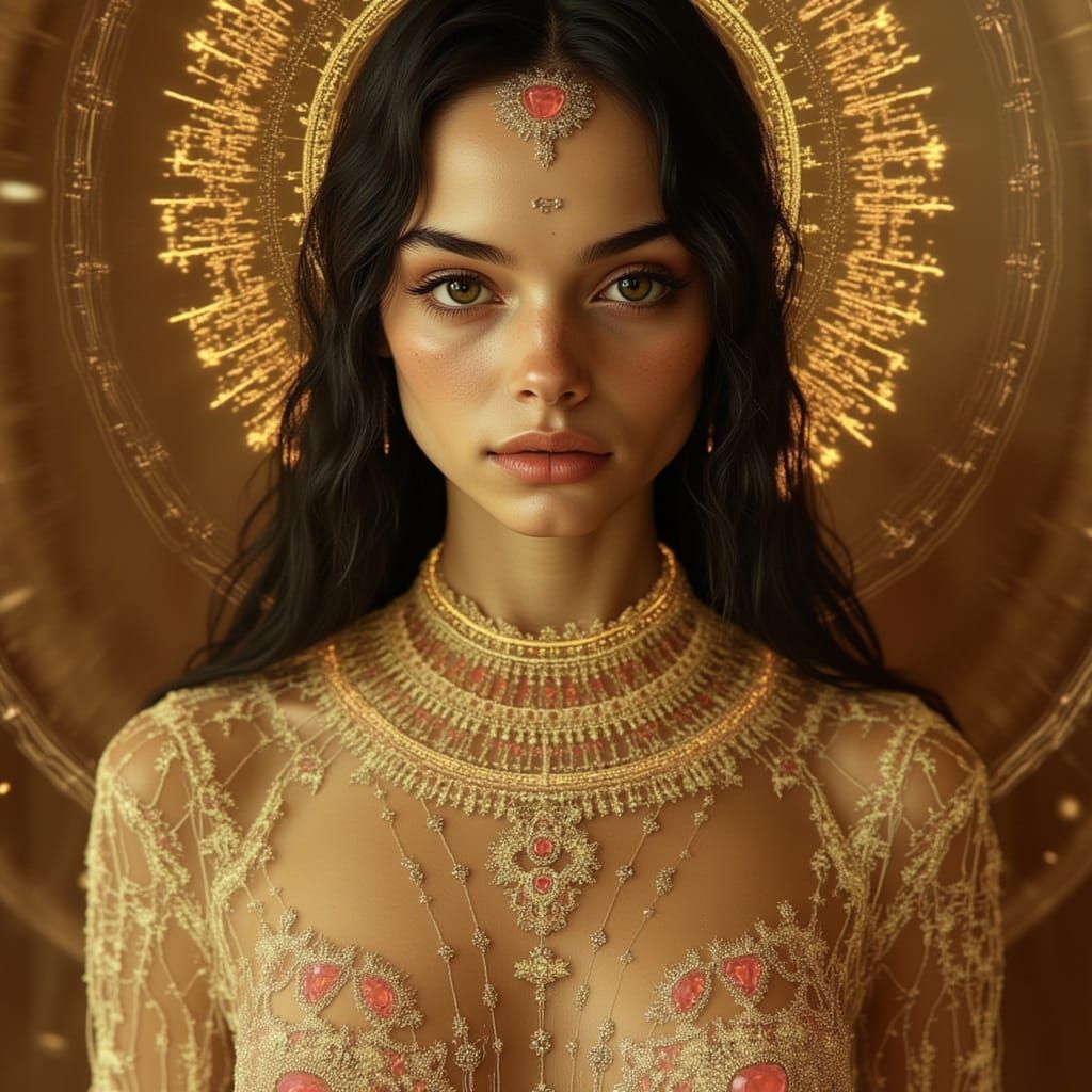 Ethereal Portrait of Subglacial Divinity