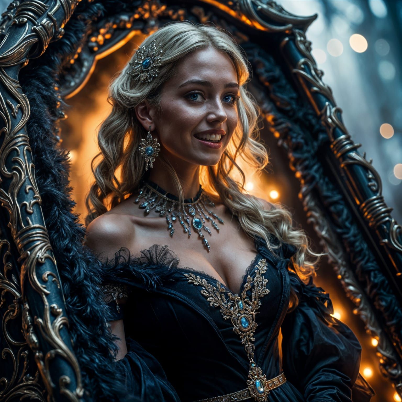 Siberian Princess Emerges from Coffin in Photorealistic Sple...
